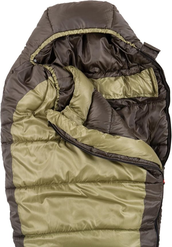 Coleman North Rim 0°F Big & Tall Sleeping Bag, Cold-Weather Mummy Sleeping Bag for Adults, No-Snag Zipper with Adjustable Hood for Warmth & Ventilation - Image 3