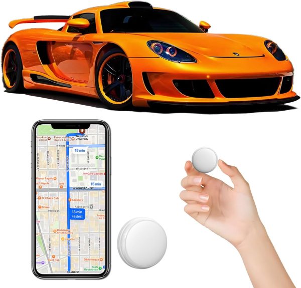 GPS Tracker for Vehicles Portable Car GPS Tracker Mini Magnetic GPS Device All US Coverage Accurate Positioning for Vehicles Elderly Kids Pets No SIM Card No Subscription Required