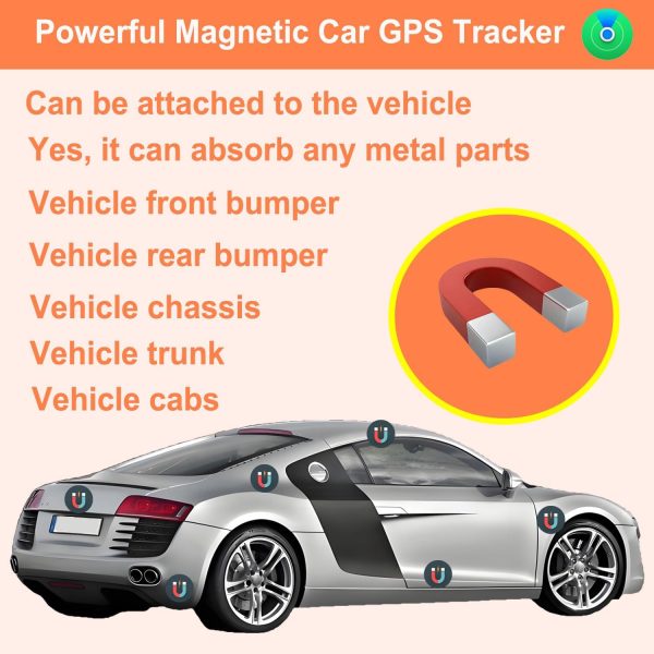 GPS Tracker for Vehicles Portable Car GPS Tracker Mini Magnetic GPS Device All US Coverage Accurate Positioning for Vehicles Elderly Kids Pets No SIM Card No Subscription Required - Image 6