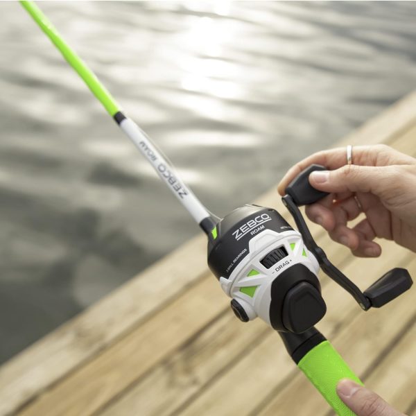 Zebco Roam Telescopic Fishing Rod and Spinning or Spincast Fishing Reel Combo, Durable 6-Foot Fiberglass Rod with ComfortGrip Handle, Pre-spooled with Zebco Cajun Fishing Line - Image 8